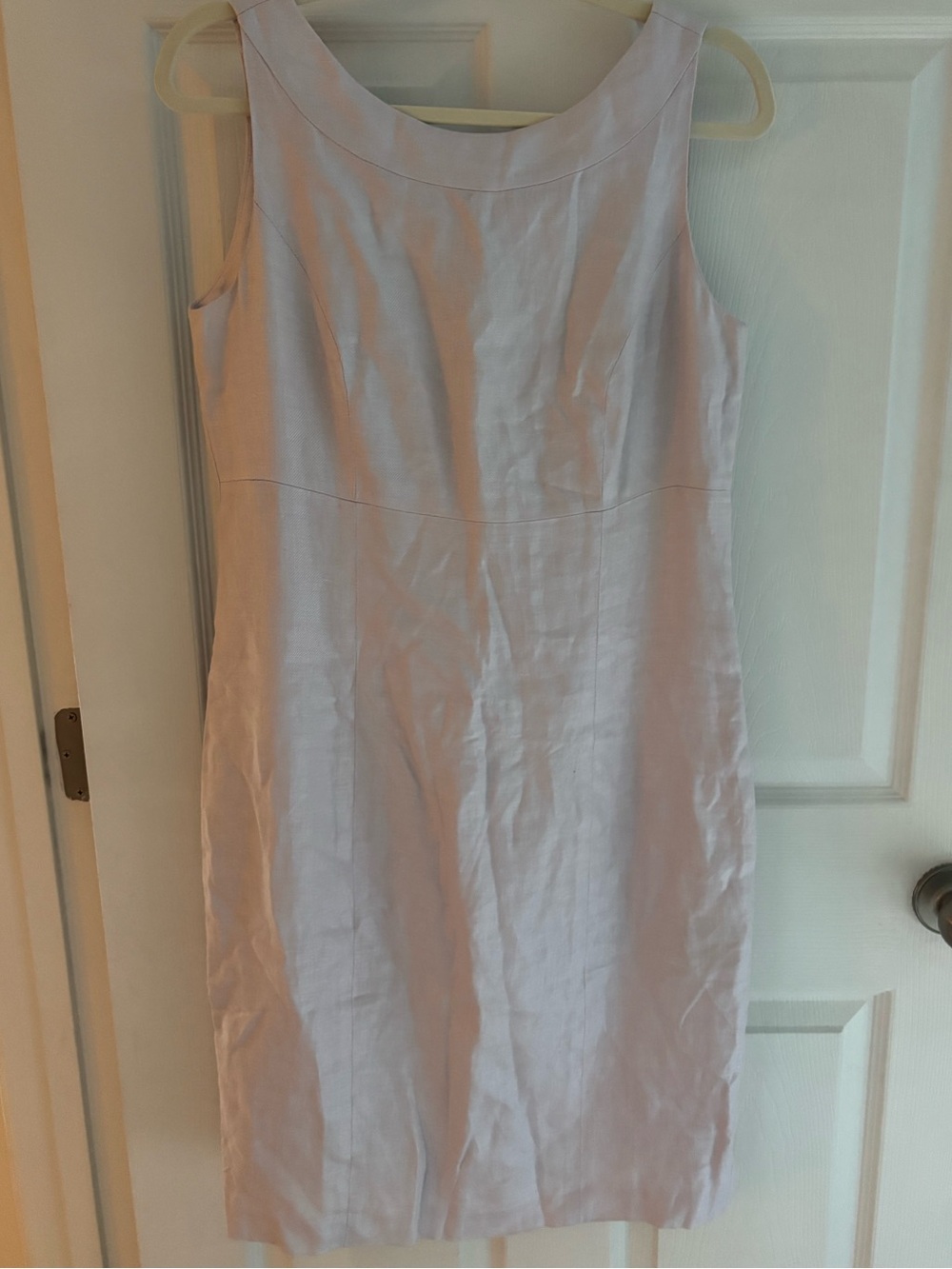 Brooks Brothers Lilac Linen Sheath Dress